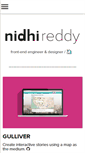 Mobile Screenshot of nidhi-reddy.com